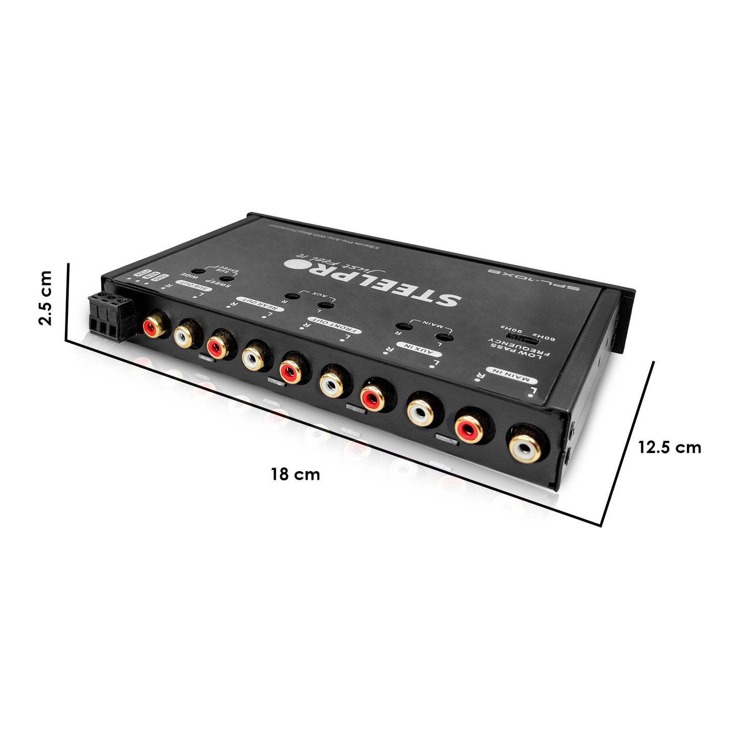 Ecualizador Preamplificado de 5 Bandas con Efecto Epicentro 9 voltios by Steelpro