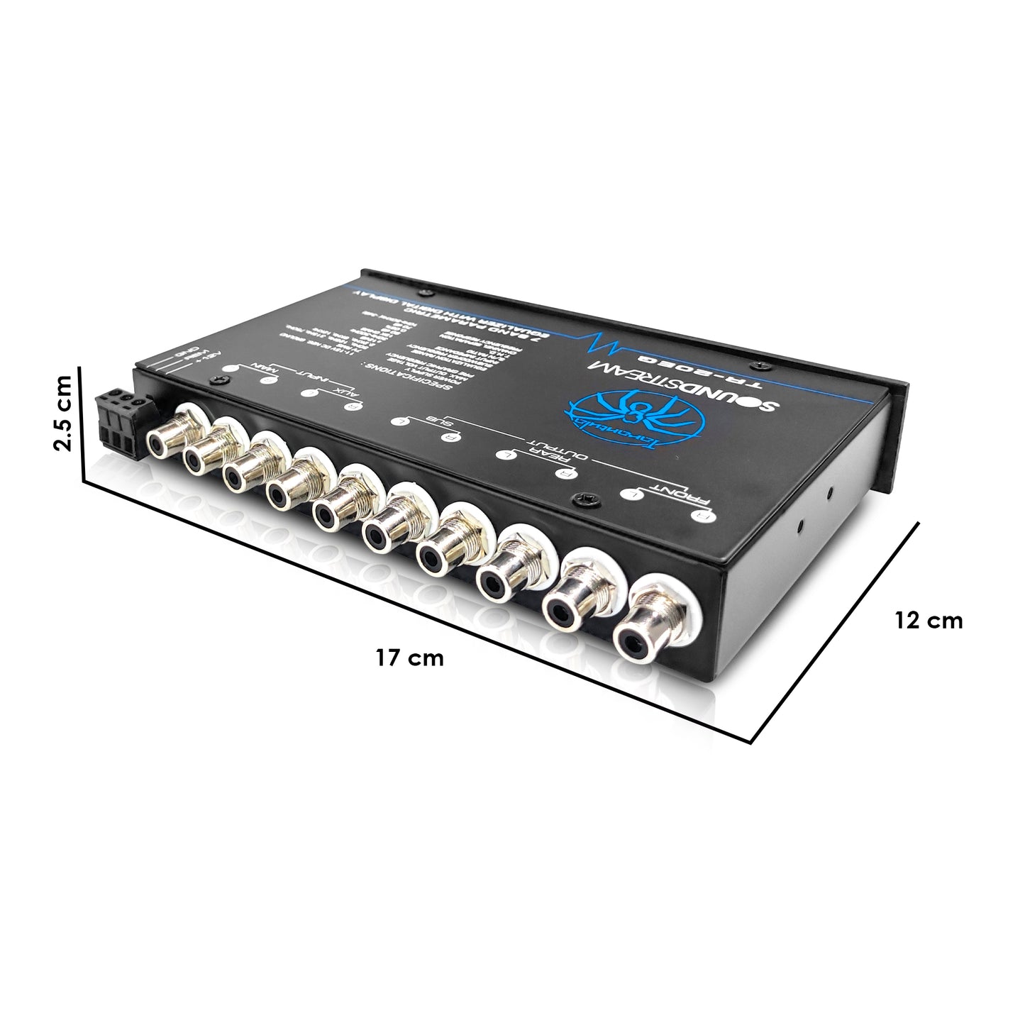Ecualizador Preamplificado de 7 Bandas con control de Subwoofer by Soundstream