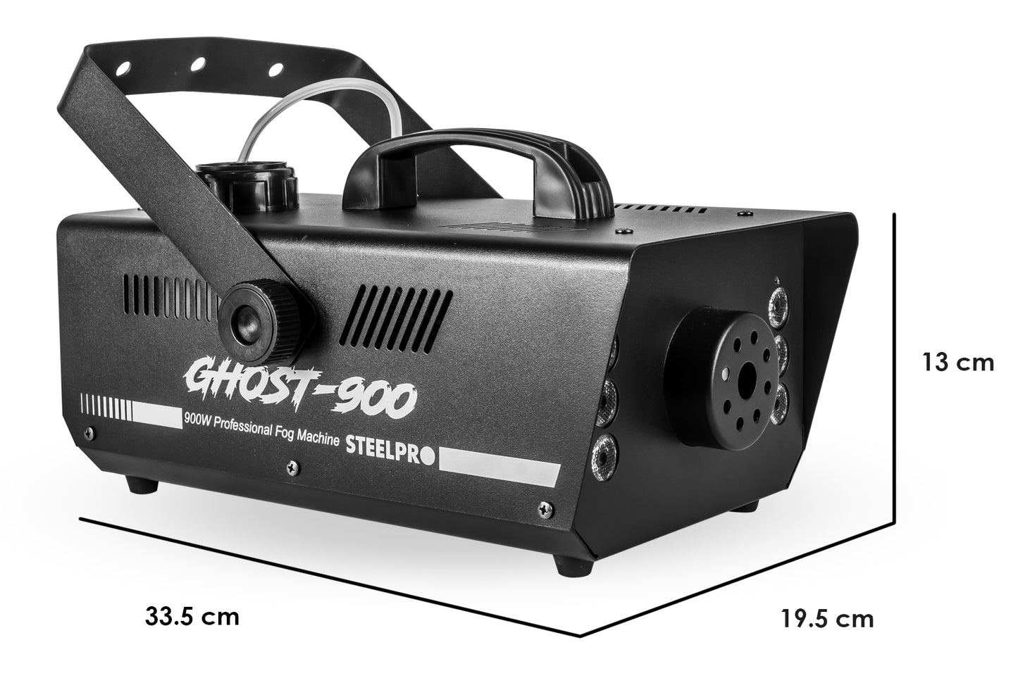 Máquina De Humo GHOST 900 Watts + Sanitizante Protect de 4 L Steelpro