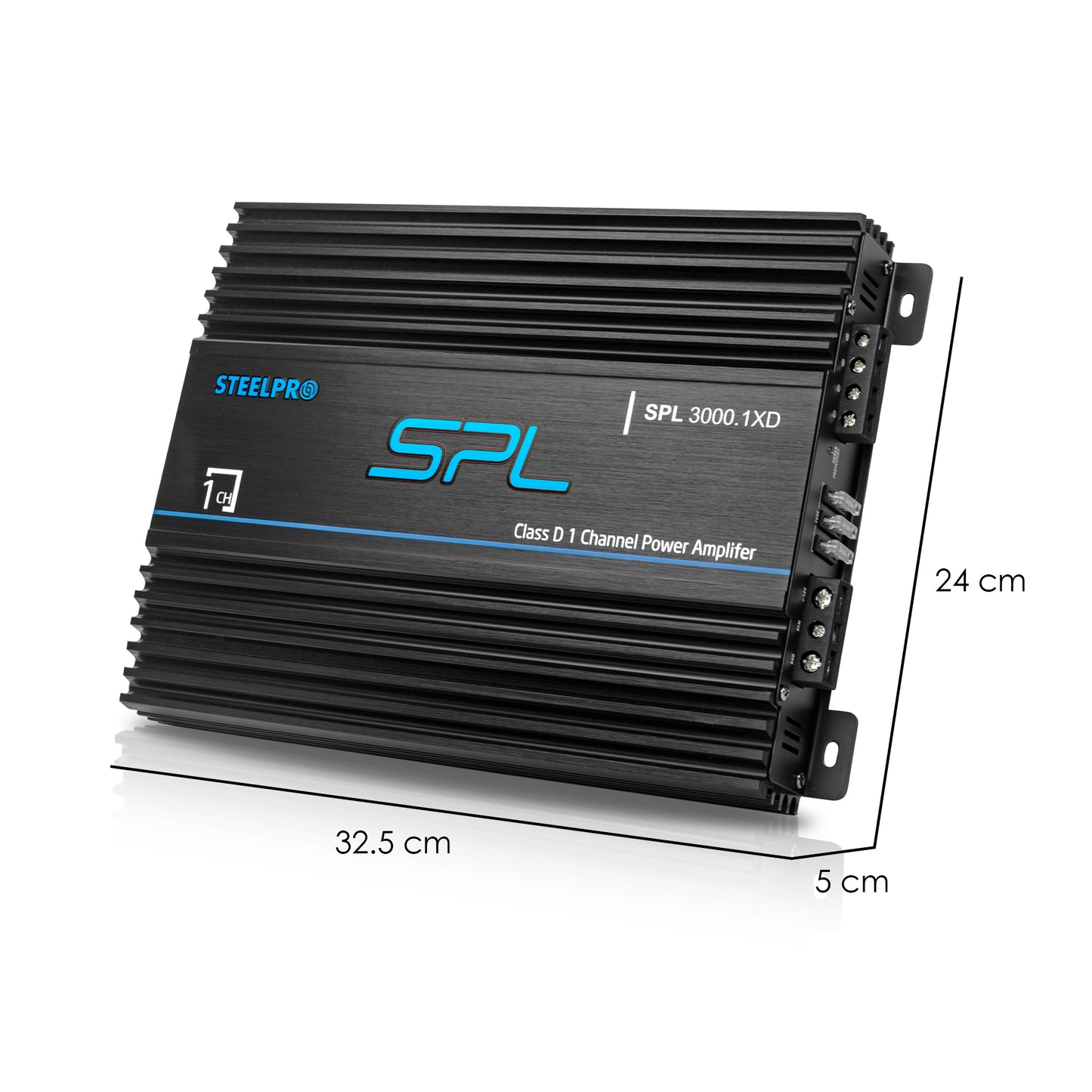 Amplificador Clase D de Para Auto de 3000 Watts Linea SPL