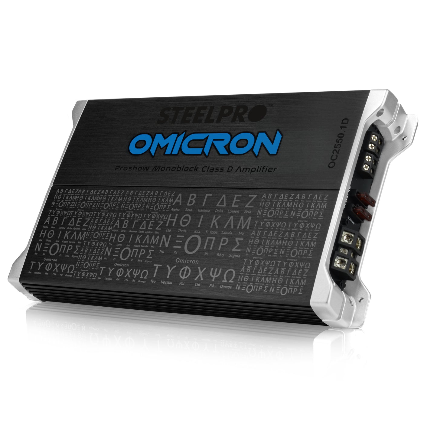 Amplificador Clase D Mono Block Para Auto de 2500 Watts MAX ÓMICRON By Steelpro