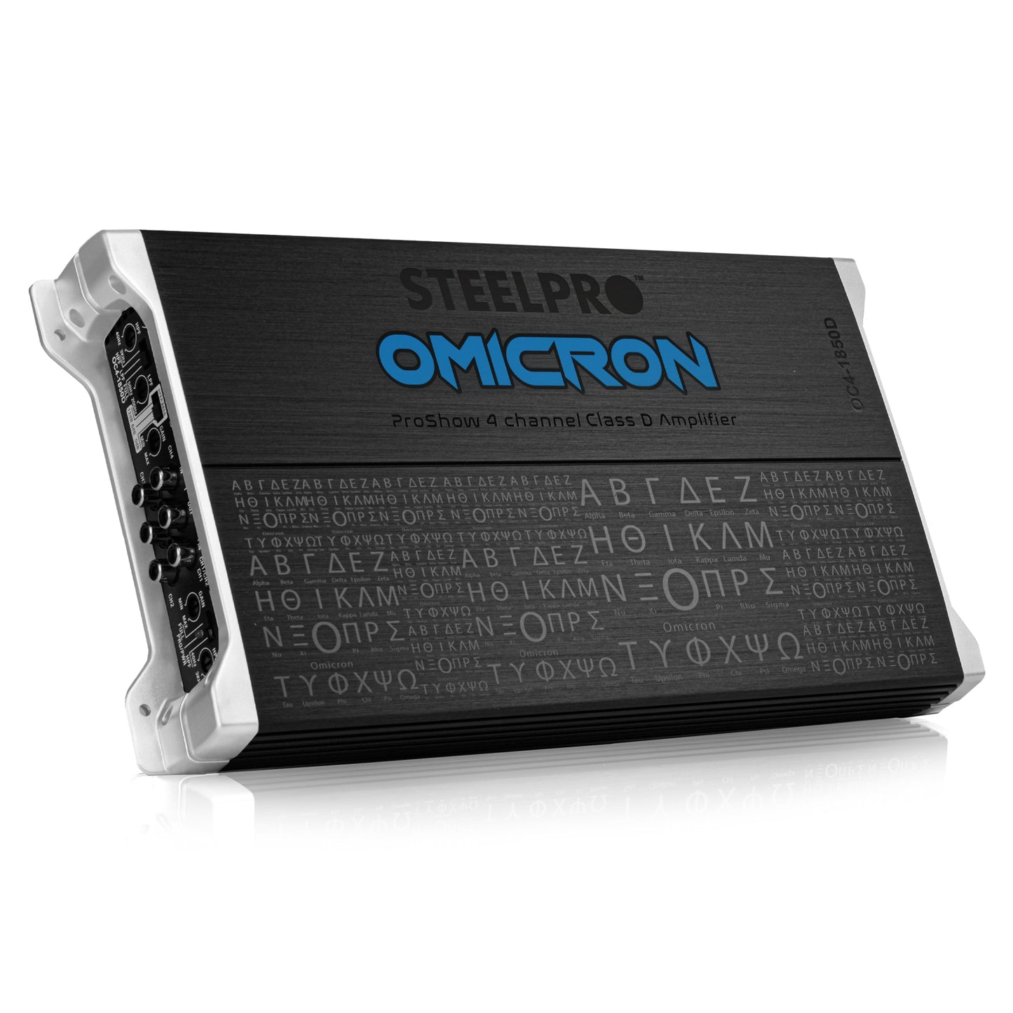 Amplificador Clase D de 4 Canales Para Auto de 1800 Watts ÓMICRON By Steelpro