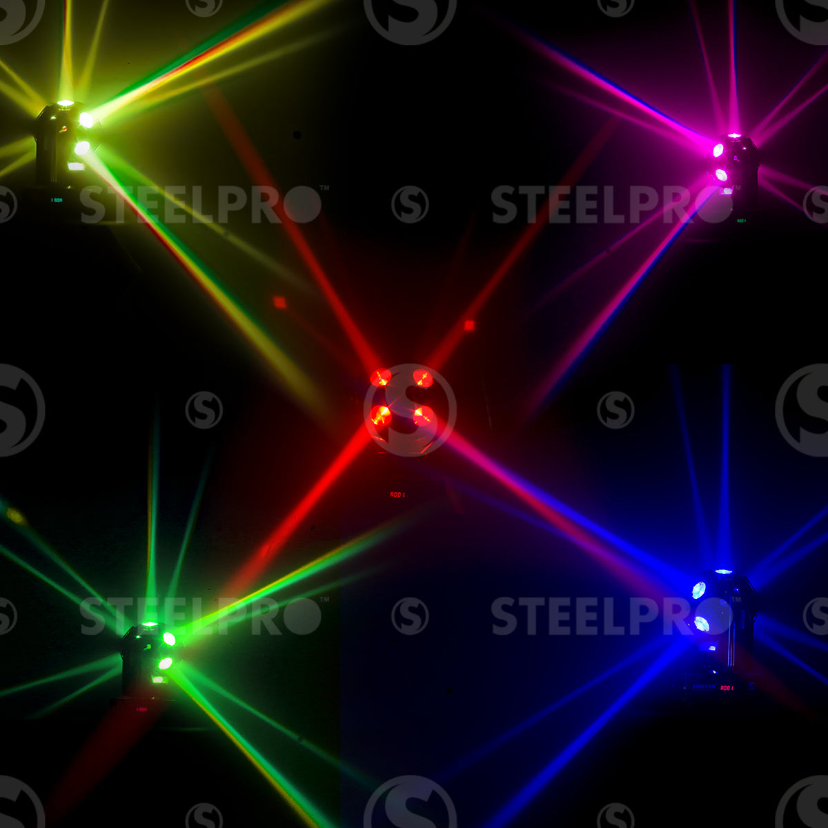 Cabeza Móvil Led Beam RGBW 12 LED x 15 Watts