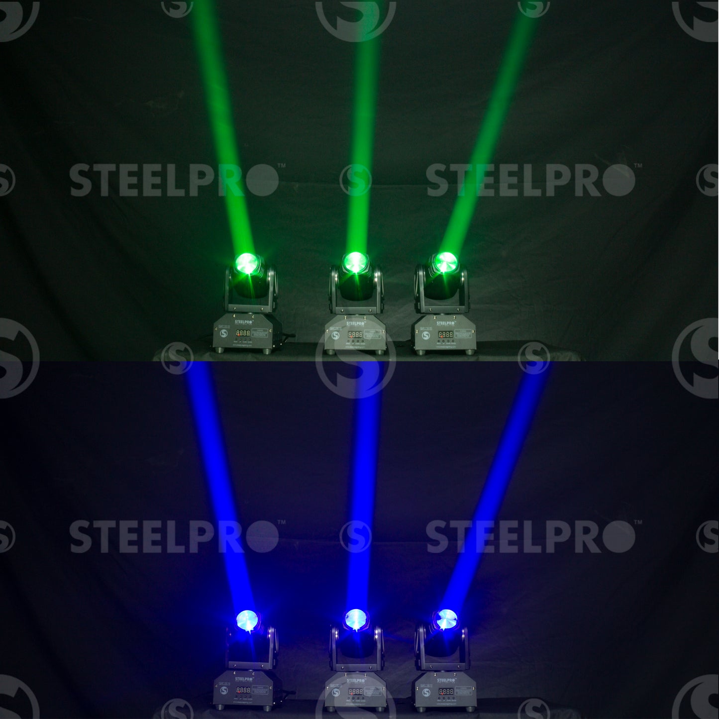 Mini Cabeza Móvil Beam RGBW, 4 En 1, 15 Watts