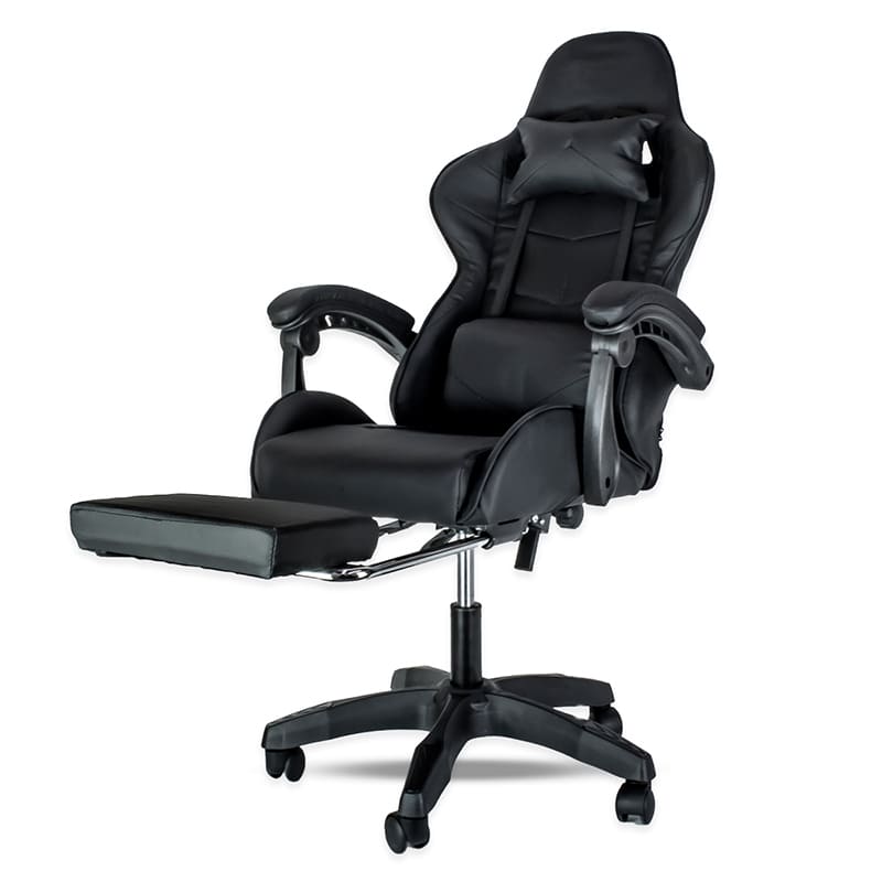 Silla Gamer Ergonómica para Escritorio ROCKET Tapizada de cuero sintético varios colores