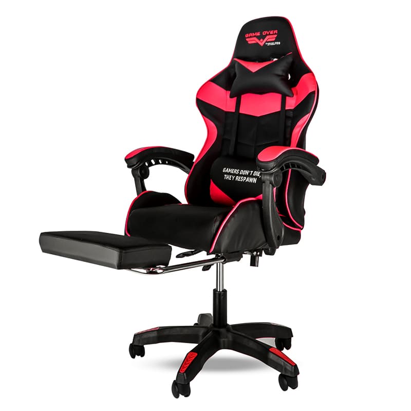 Silla Gamer Ergonómica para Escritorio ROCKET Tapizada de cuero sintético varios colores