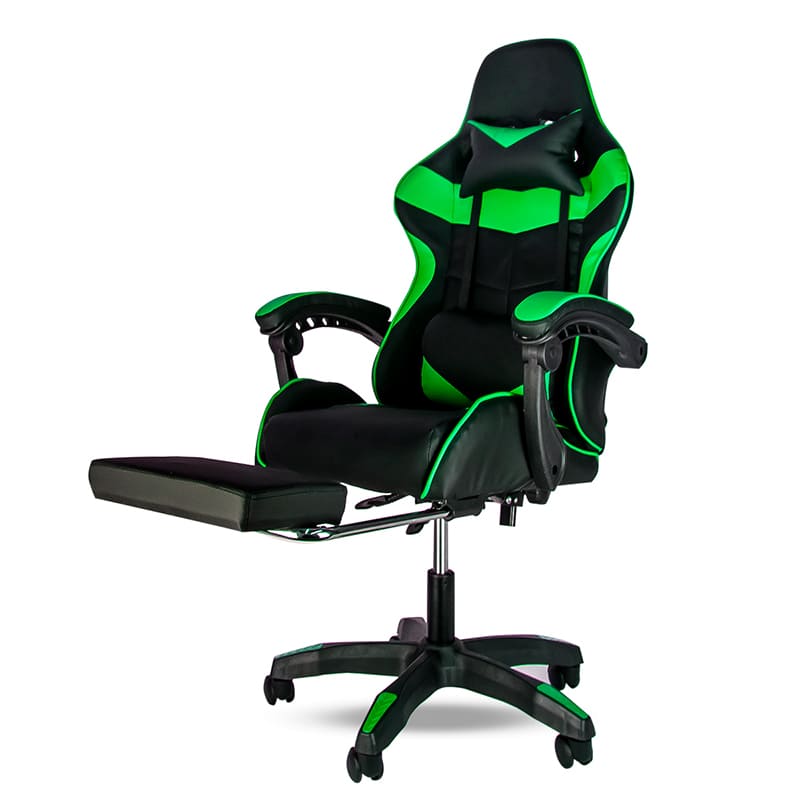 Silla Gamer Ergonómica para Escritorio ROCKET Tapizada de cuero sintético varios colores