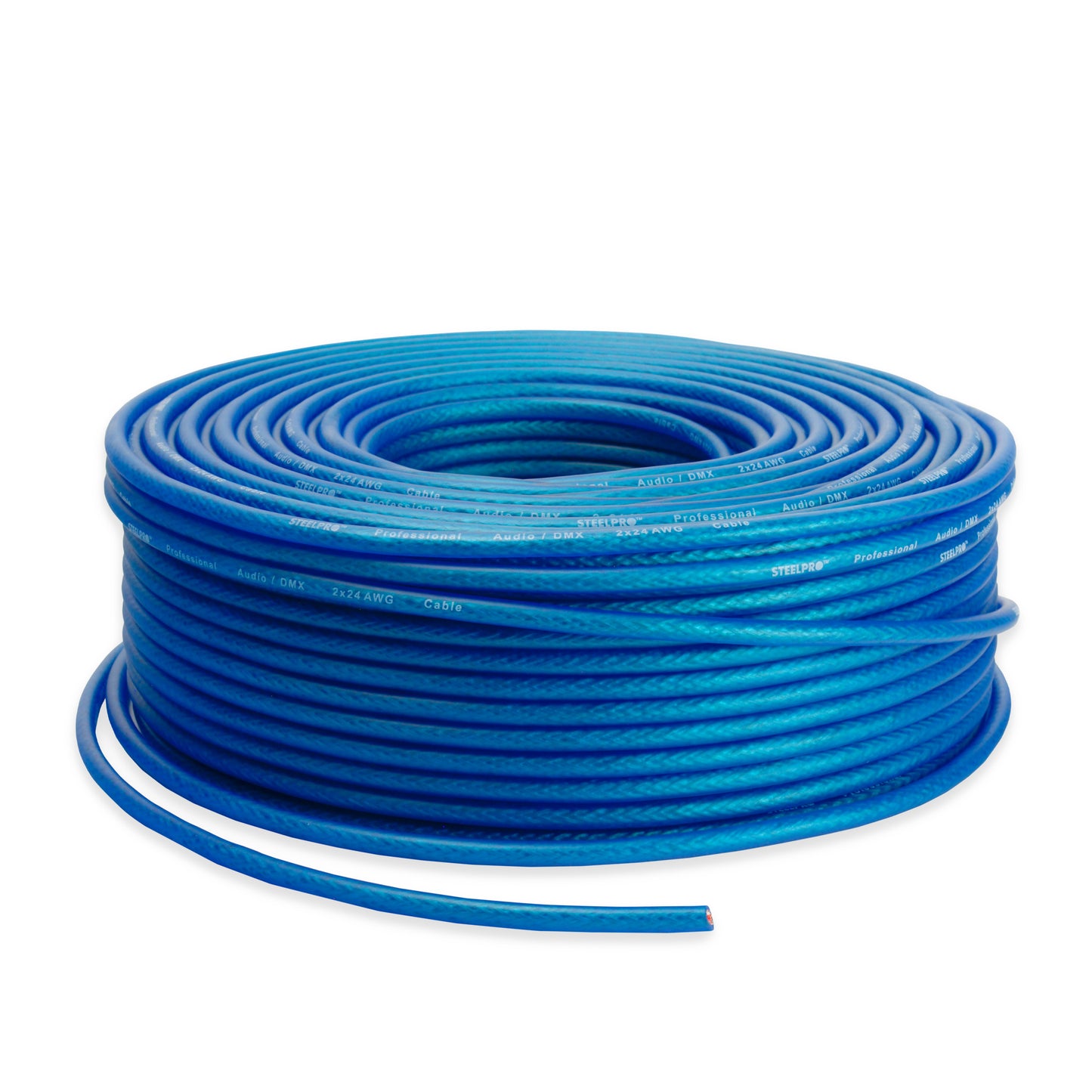 Cable Xlr 100m Balanceado Profesional con Plug Macho-hembra Steelpro