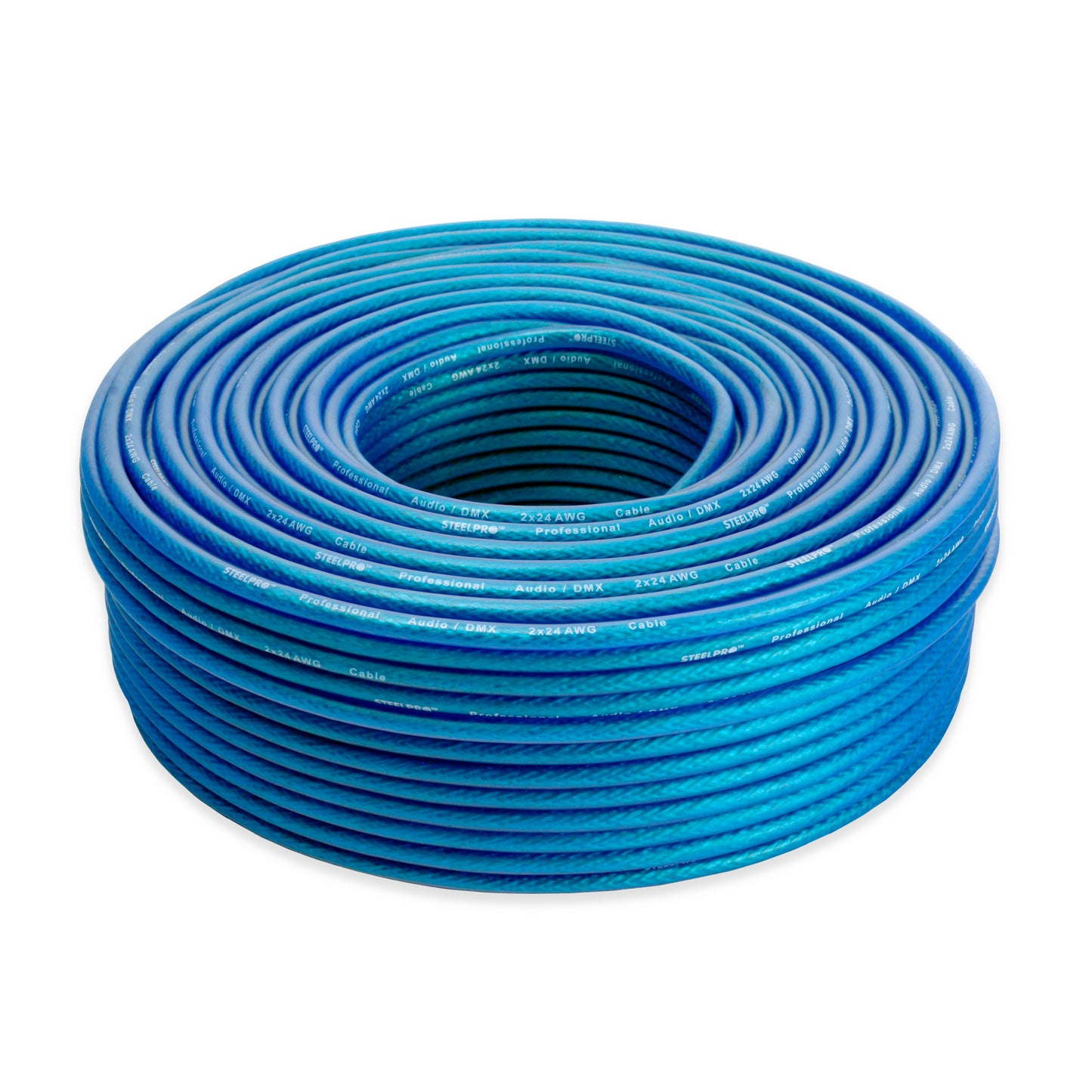 Cable Xlr 100m Balanceado Profesional con Plug Macho-hembra Steelpro