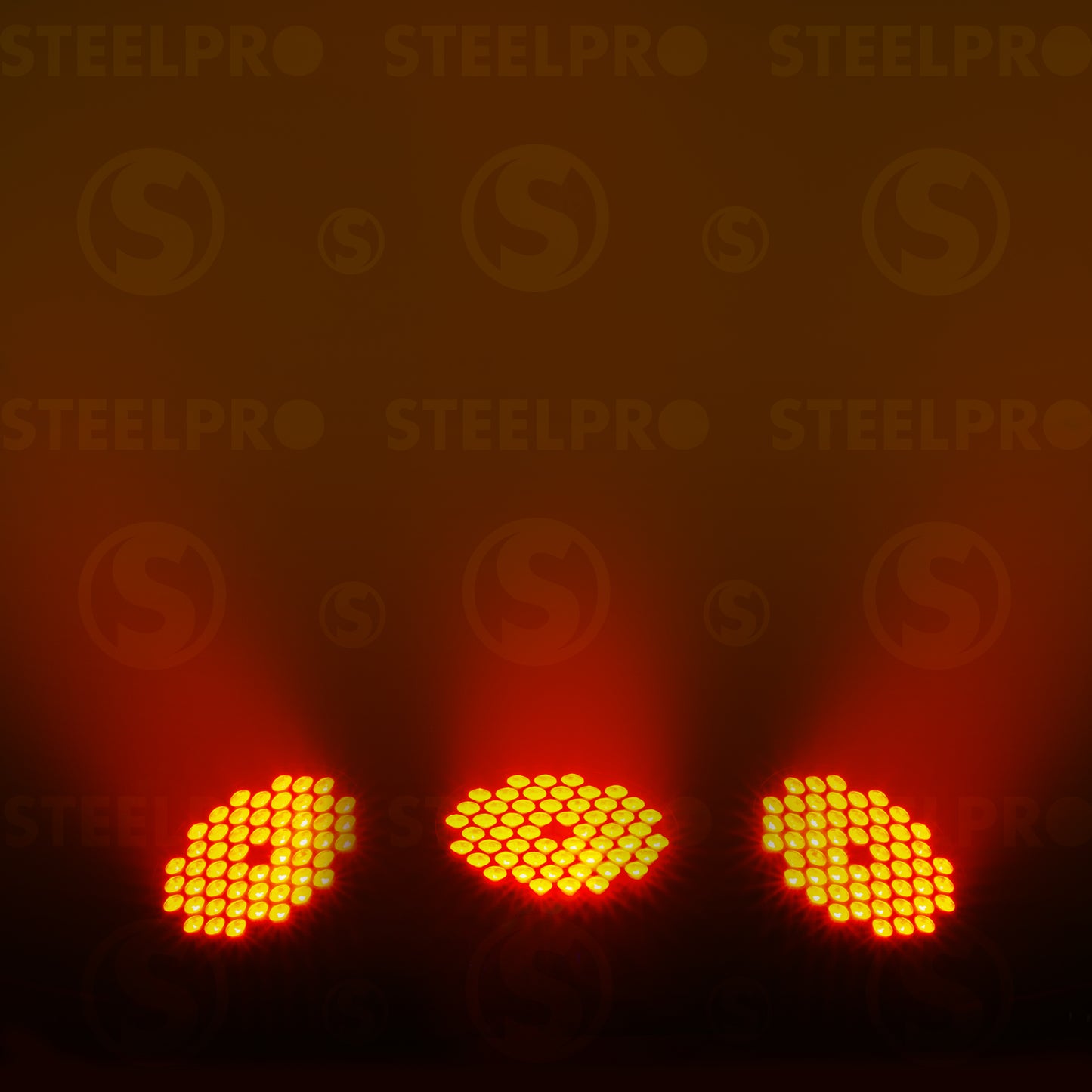 Cañón Led Par de 54 Led X 3w Rgb + Ambar Full Color - Steelpro