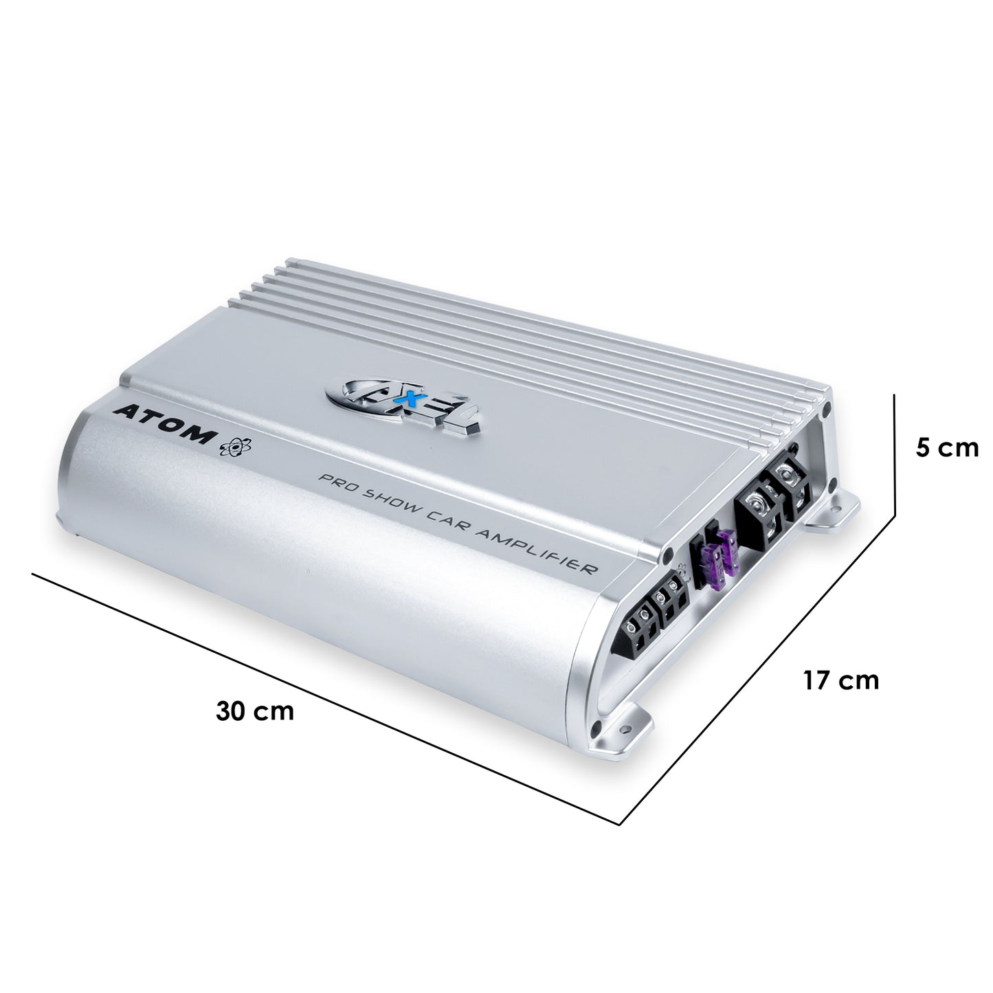 Amplificador Para Auto Clase D 2500w Max Mini AXEL-ATOM