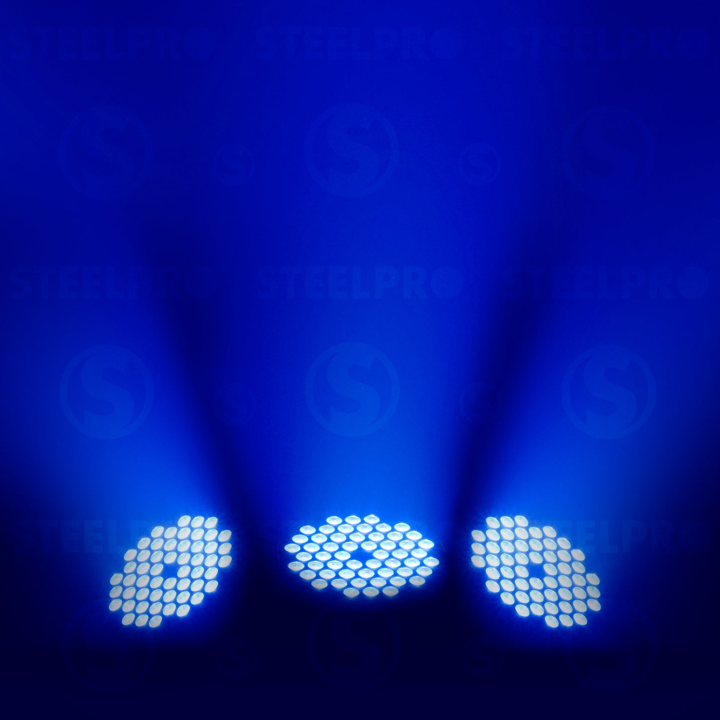 Cañón Led Par de 54 Led X 3w Rgb + Ambar Full Color - Steelpro