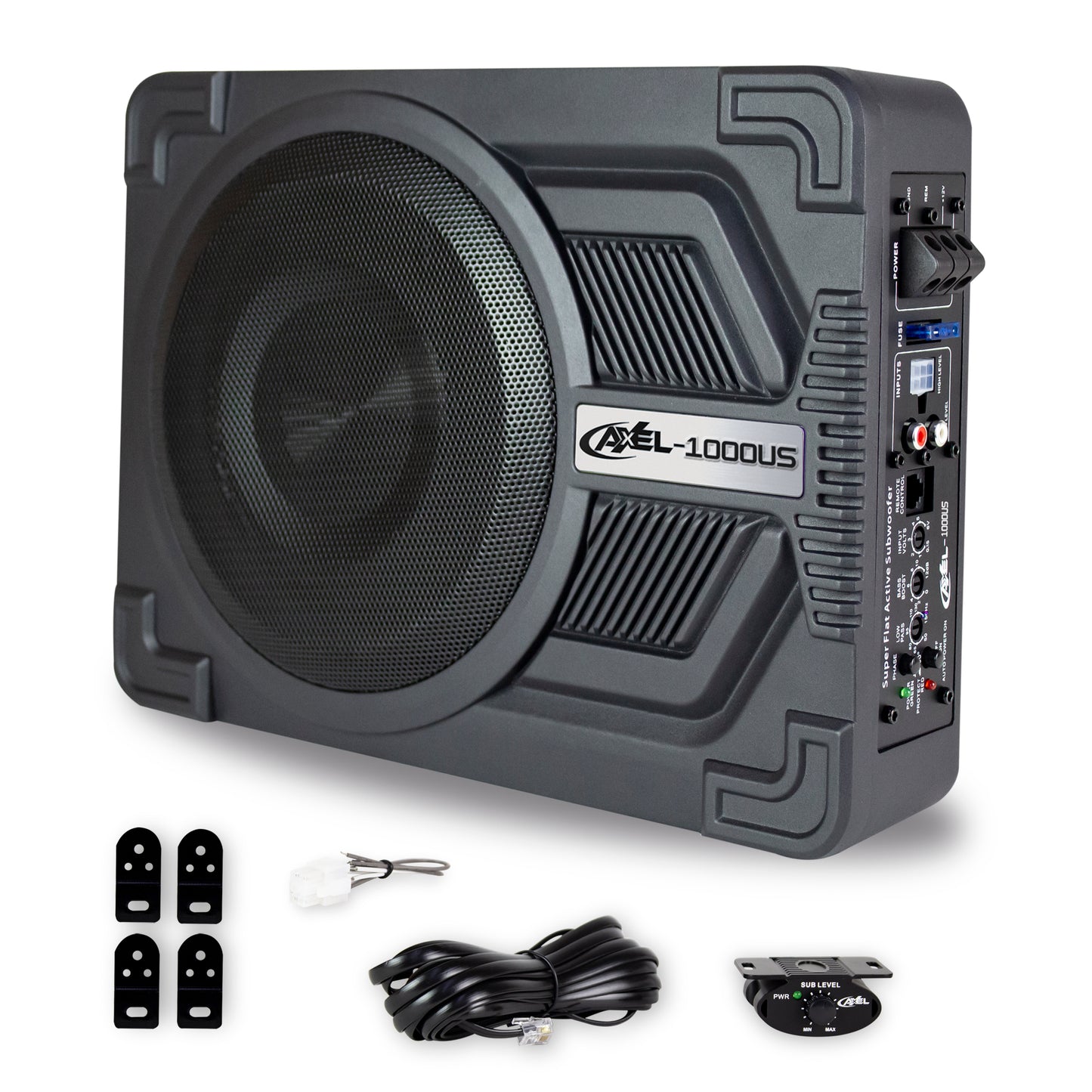 Subwoofer Amplificado De 10" Pulgadas Premium Con Puerto de Aire Axel