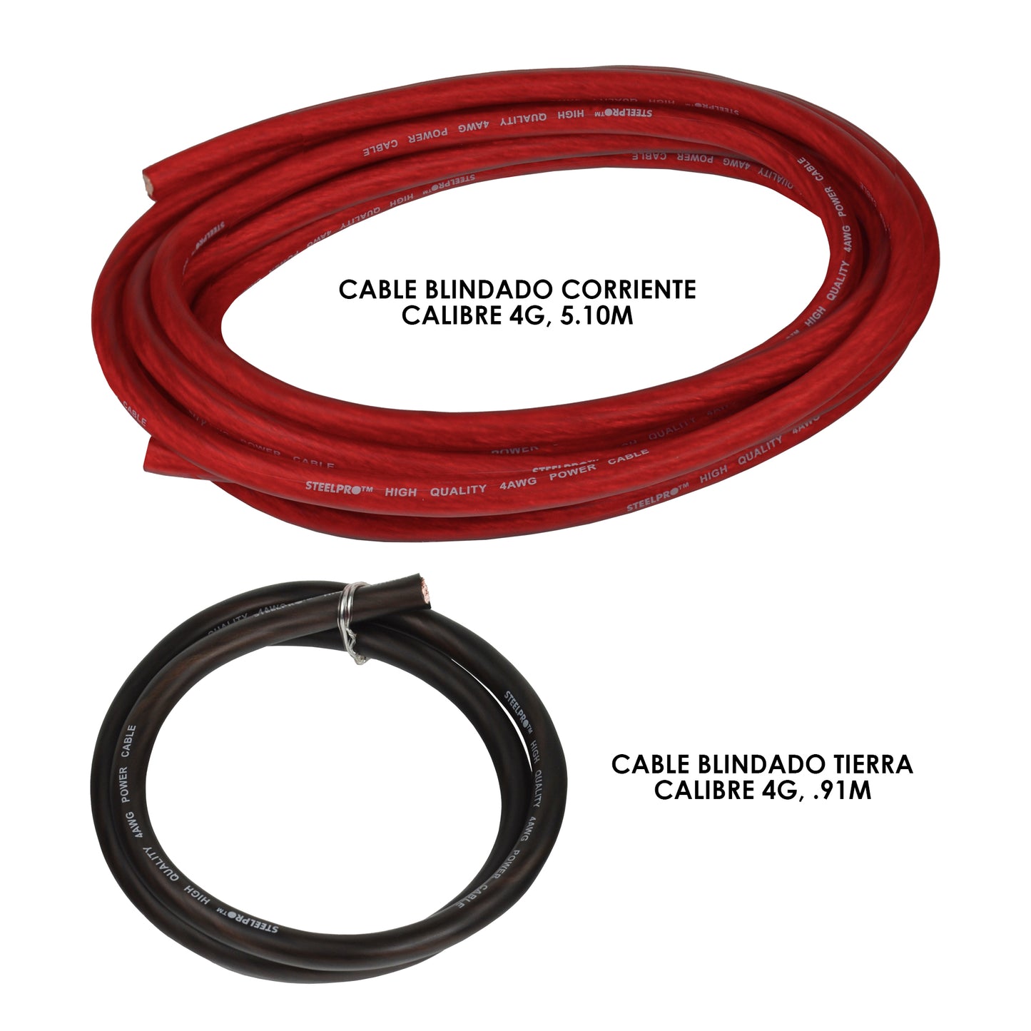 Kit de Instalación Profesional Para Amplificador Calibre 4