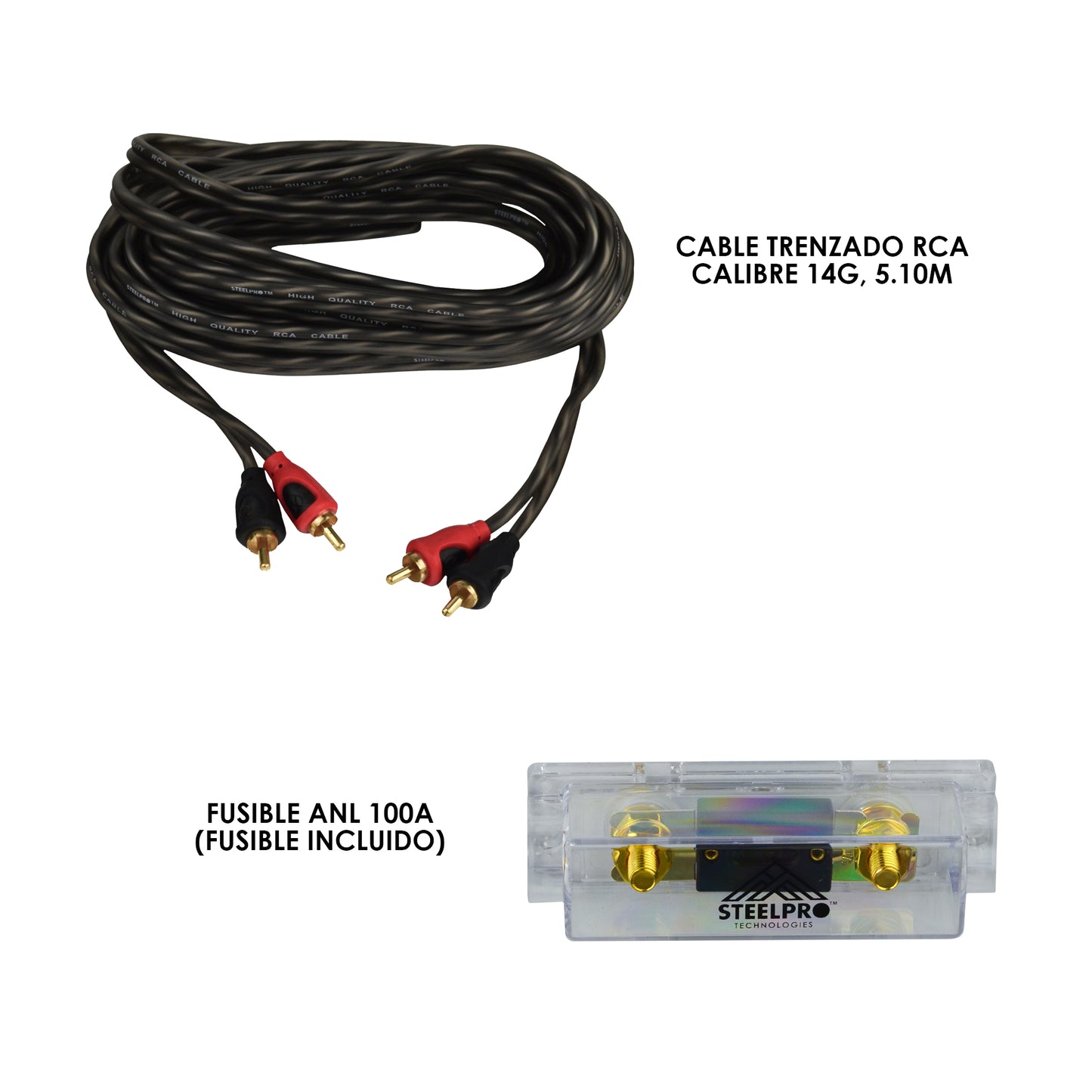 Kit de Instalación Profesional Para Amplificador Calibre 4