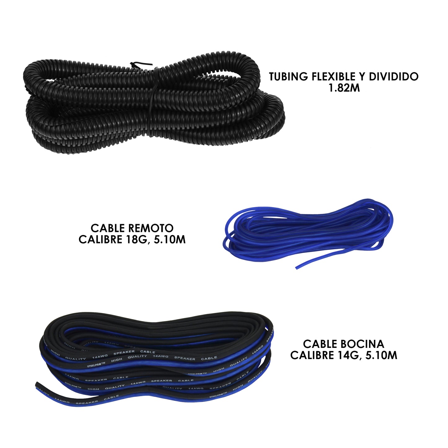 Kit de Instalación Profesional Para Amplificador Calibre 4