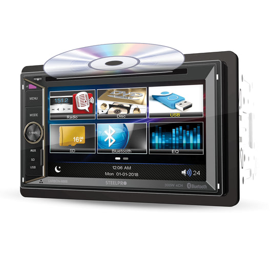 Autoestéreo de Pantalla Táctil de 6.2" con Mirror Link y Bluetooth Salida de Subwoofer + Cámara de reversa