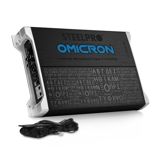 Amplificador Mono Block Clase D Para Auto de 2000 Watts MAX ÓMICRON By Steelpro