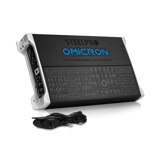 Amplificador Clase D Mono Block Para Auto de 1600 Watts MAX ÓMICRON By Steelpro