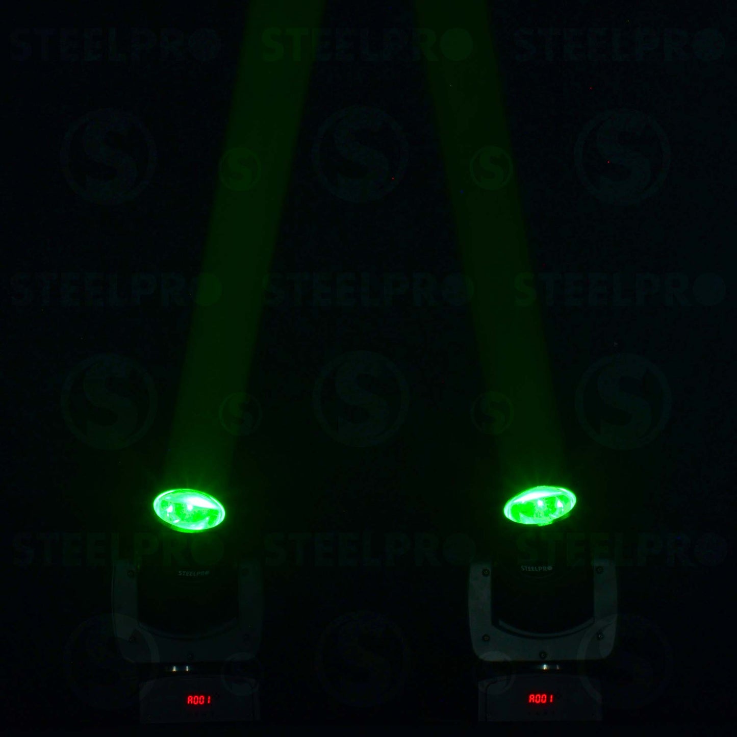 Maleta con dos Cabezas Móviles LED Beam de 80 Watts Rgbw 4 en 1 Full Color
