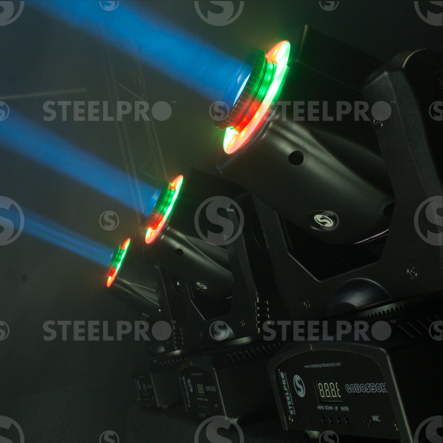 Cabeza Móvil Spot Con Gobos 90 Watts