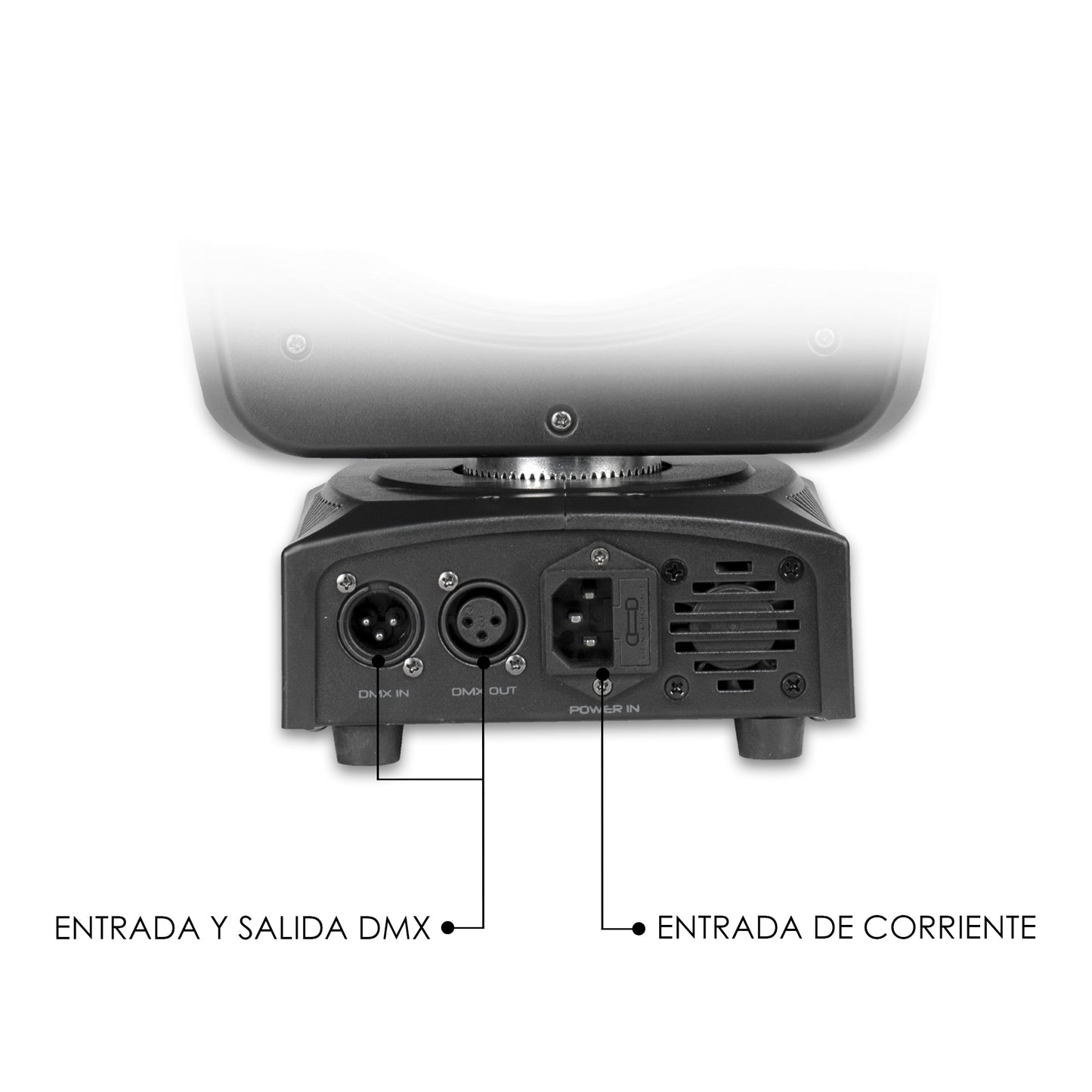 Maleta con dos Cabezas Móviles LED Beam de 80 Watts Rgbw 4 en 1 Full Color