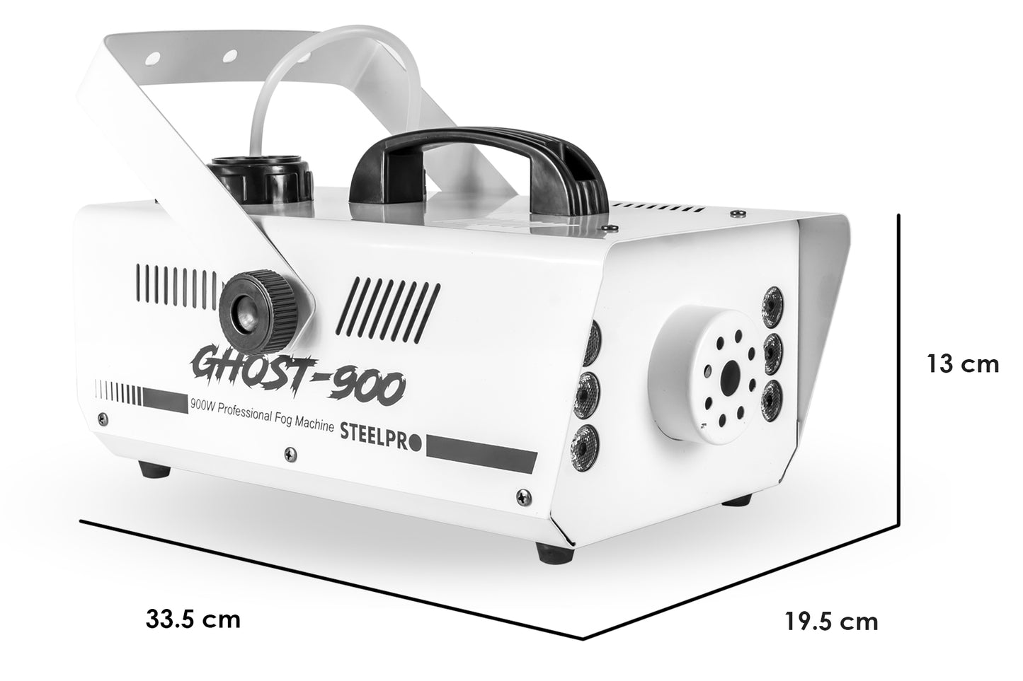 Máquina De Humo GHOST 900 Watts + Sanitizante Protect de 4 L Steelpro