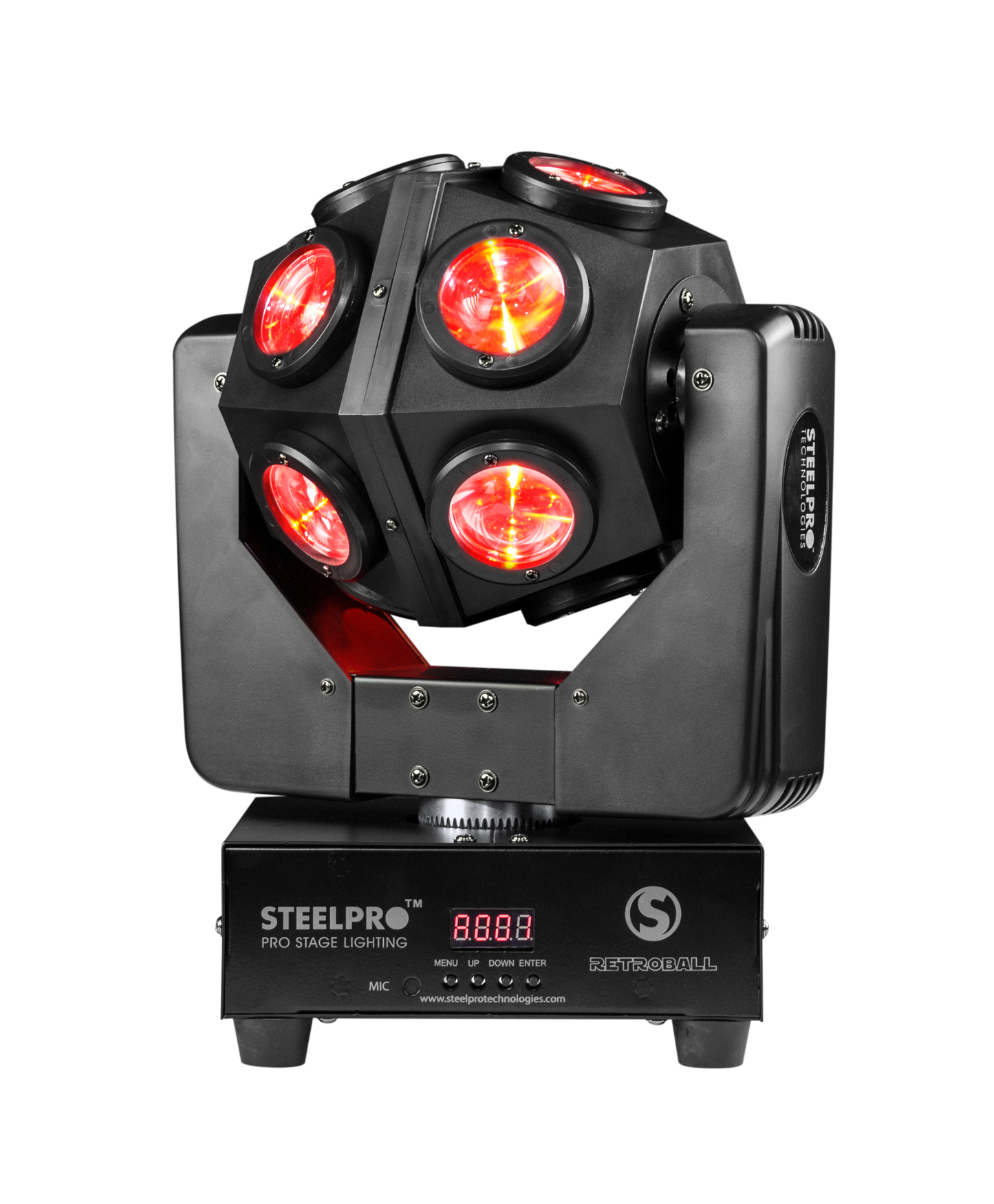Cabeza Móvil Led Beam RGBW 12 LED x 15 Watts