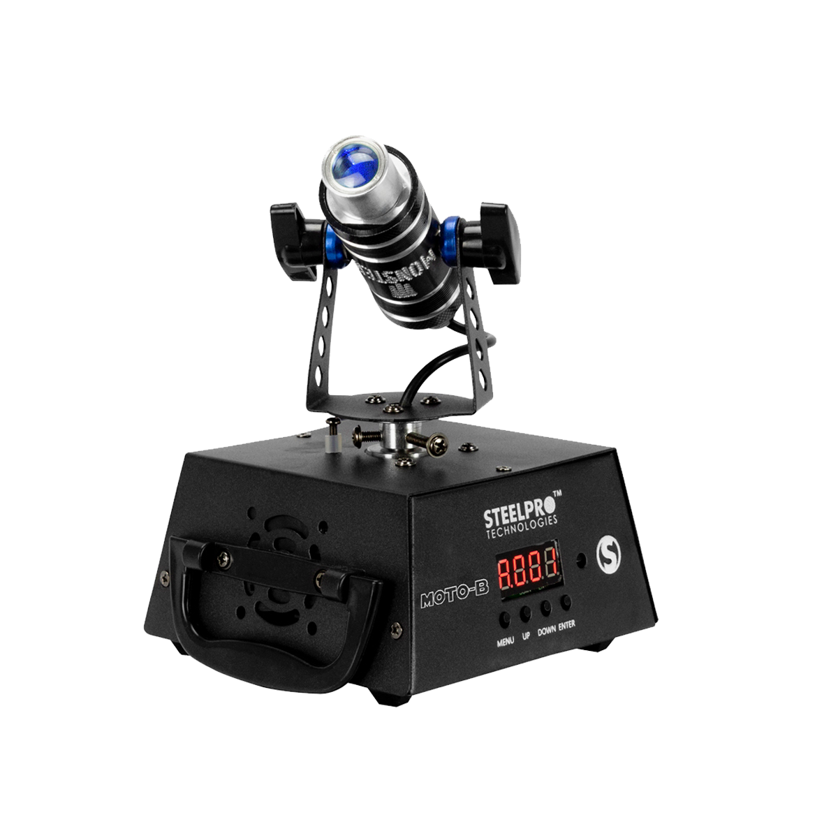 Láser Azul Motorizado DMX de 80mw