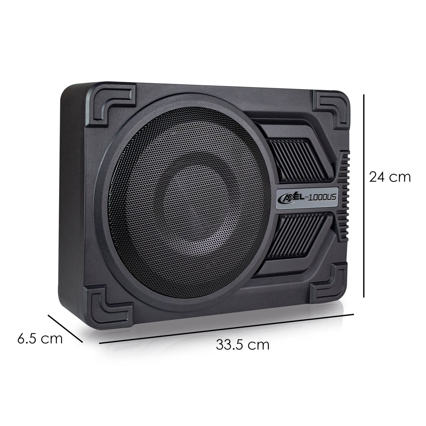 Subwoofer Amplificado De 10" Pulgadas Premium Con Puerto de Aire Axel
