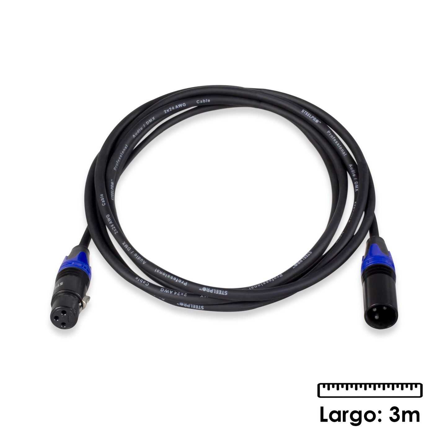 Cable XLR de 3 Metros