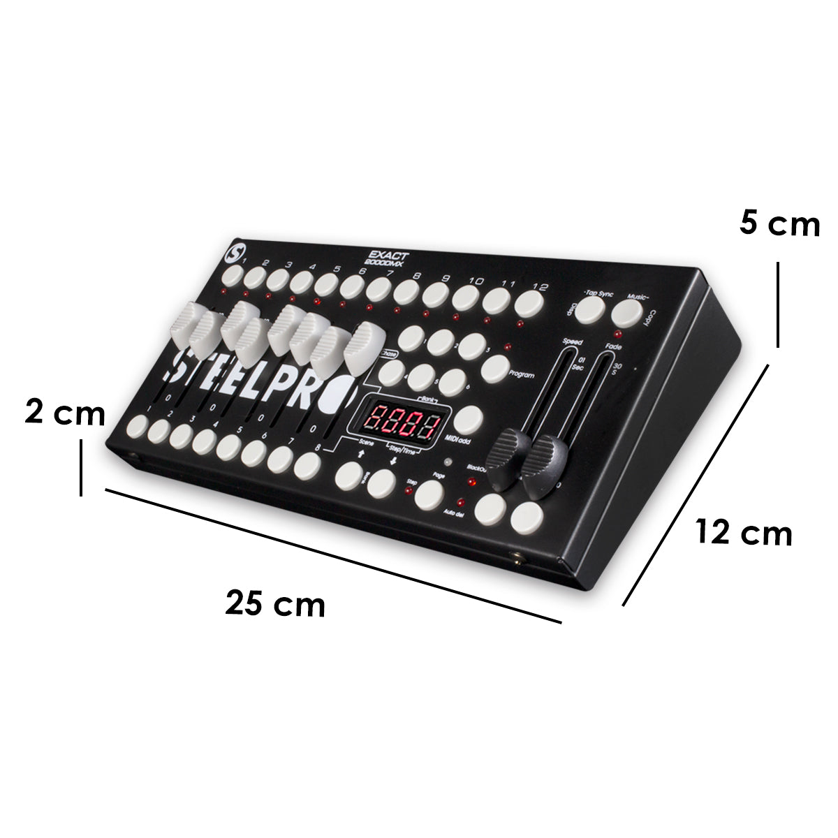Mini Controlador Profesional DMX, 192 Canales Profesional