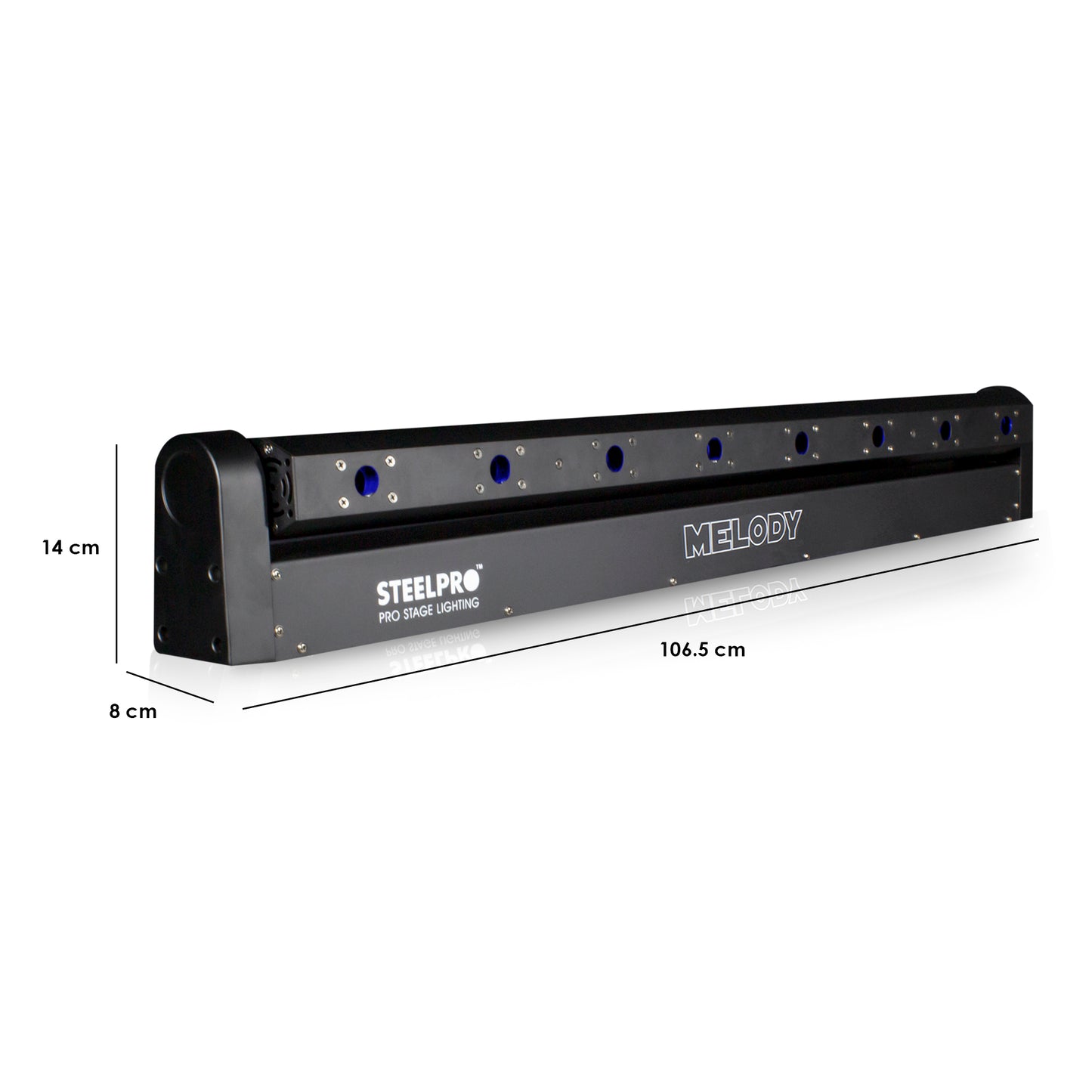 Barra Laser Azul de 8 Lasers por 500mw Melody