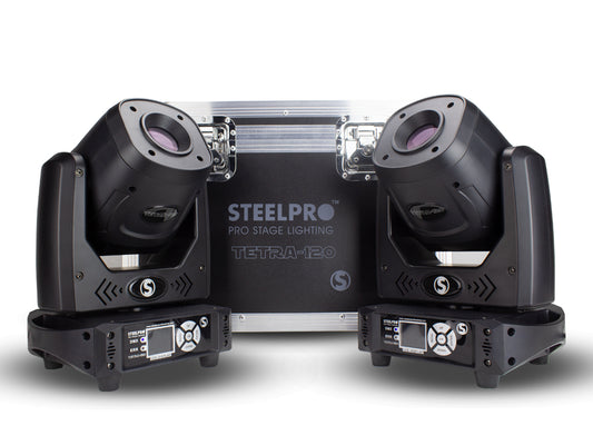 Cabezas Moviles Con Case 120W con Prisma y Gobo Rotatorio