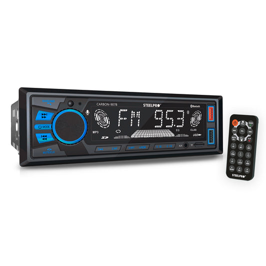 Autoestéreo Con Bluetooth, USB/SD De 1 DIN, CARBON-907B