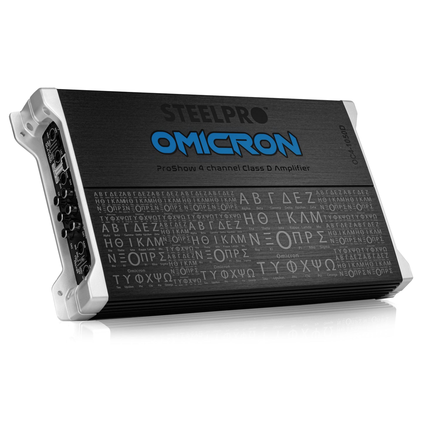 Amplificador Clase D de 4 Canales Para Auto de 1000 Watts MAX ÓMICRON By Steelpro