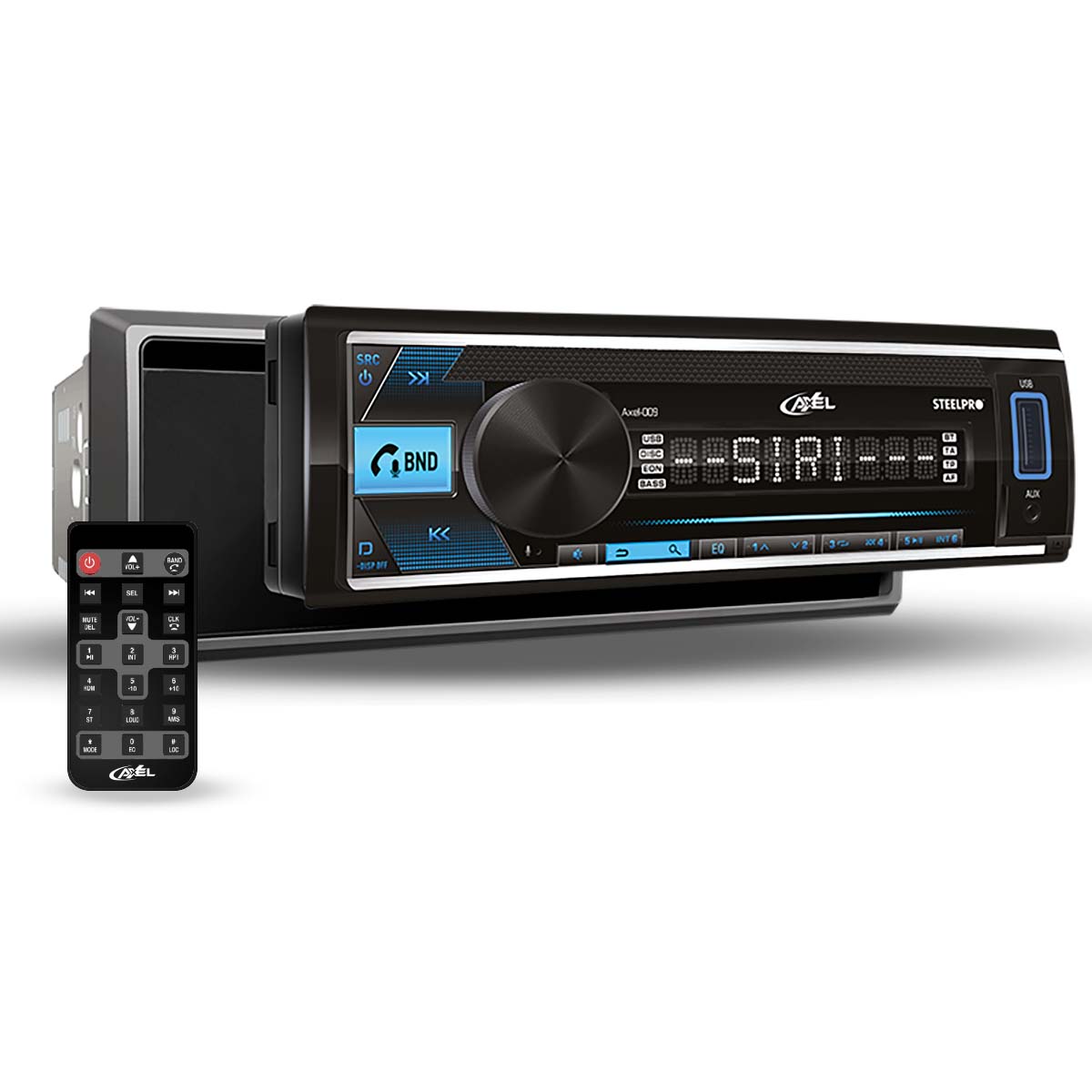Autoestéreo De 100w X4 Max De Caratula Desmontable, AXEL-009