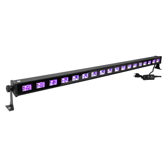 Barra de 18 LEDs por 5 Watts UV Efecto Neón