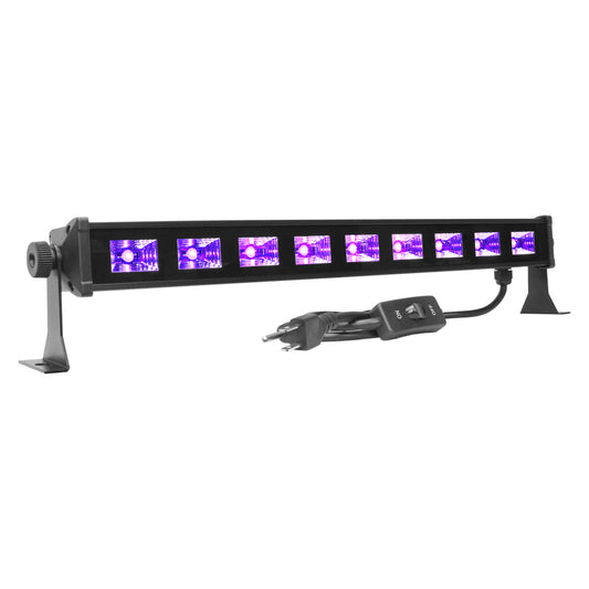 Barra de 9 LEDS X 5 Watts UV Efecto Neón
