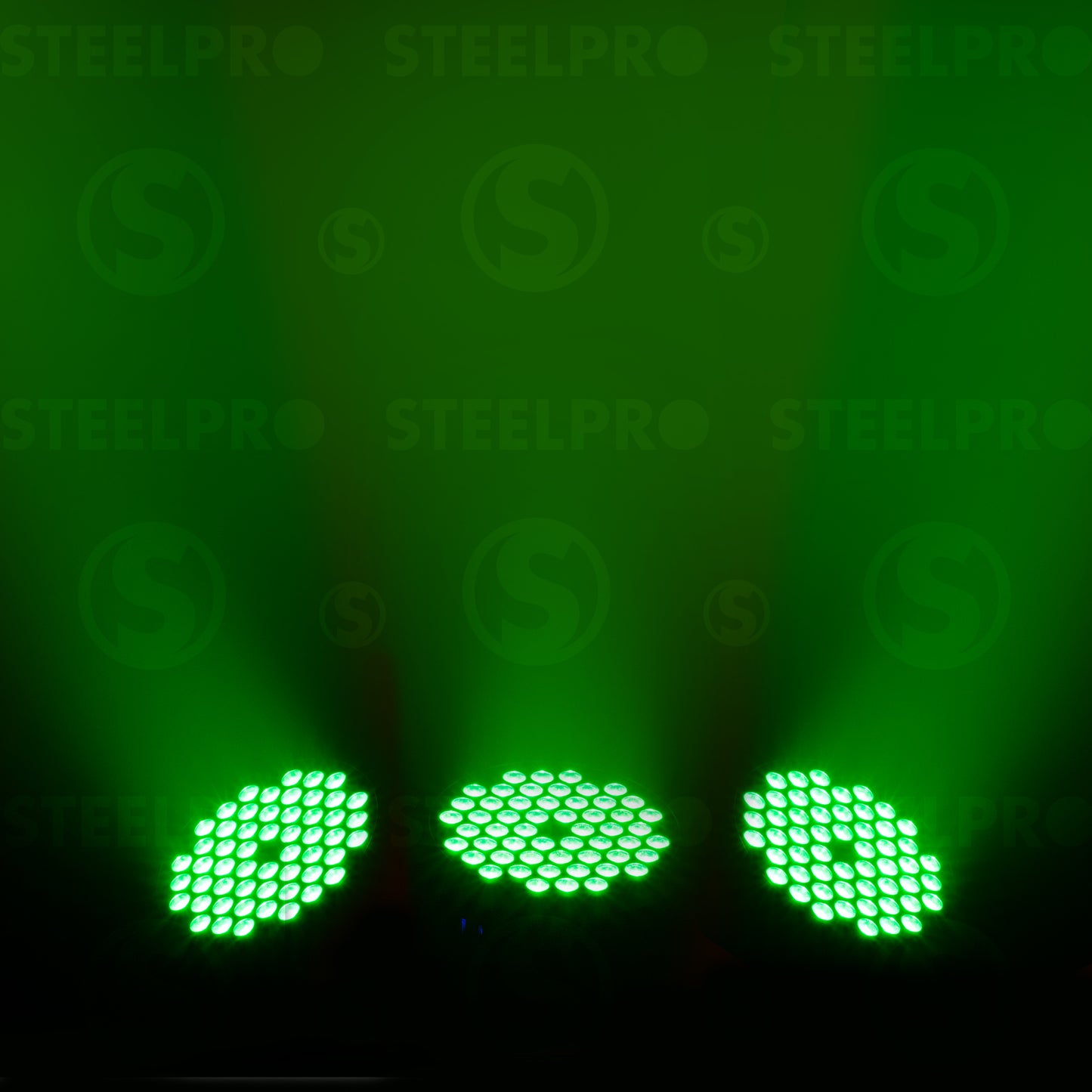 Cañón Led Par de 54 Led X 3w Rgb + Ambar Full Color - Steelpro