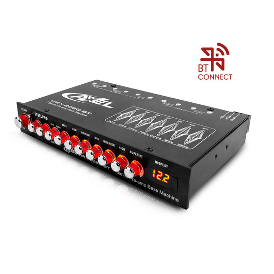 Ecualizador Preamplificado de 7 Bandas con control de Subwoofer  y Bluetooth Axel By Steelpro