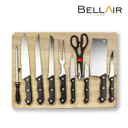 Set De Cuchillos De Cocina Chef Tabla De Regalo