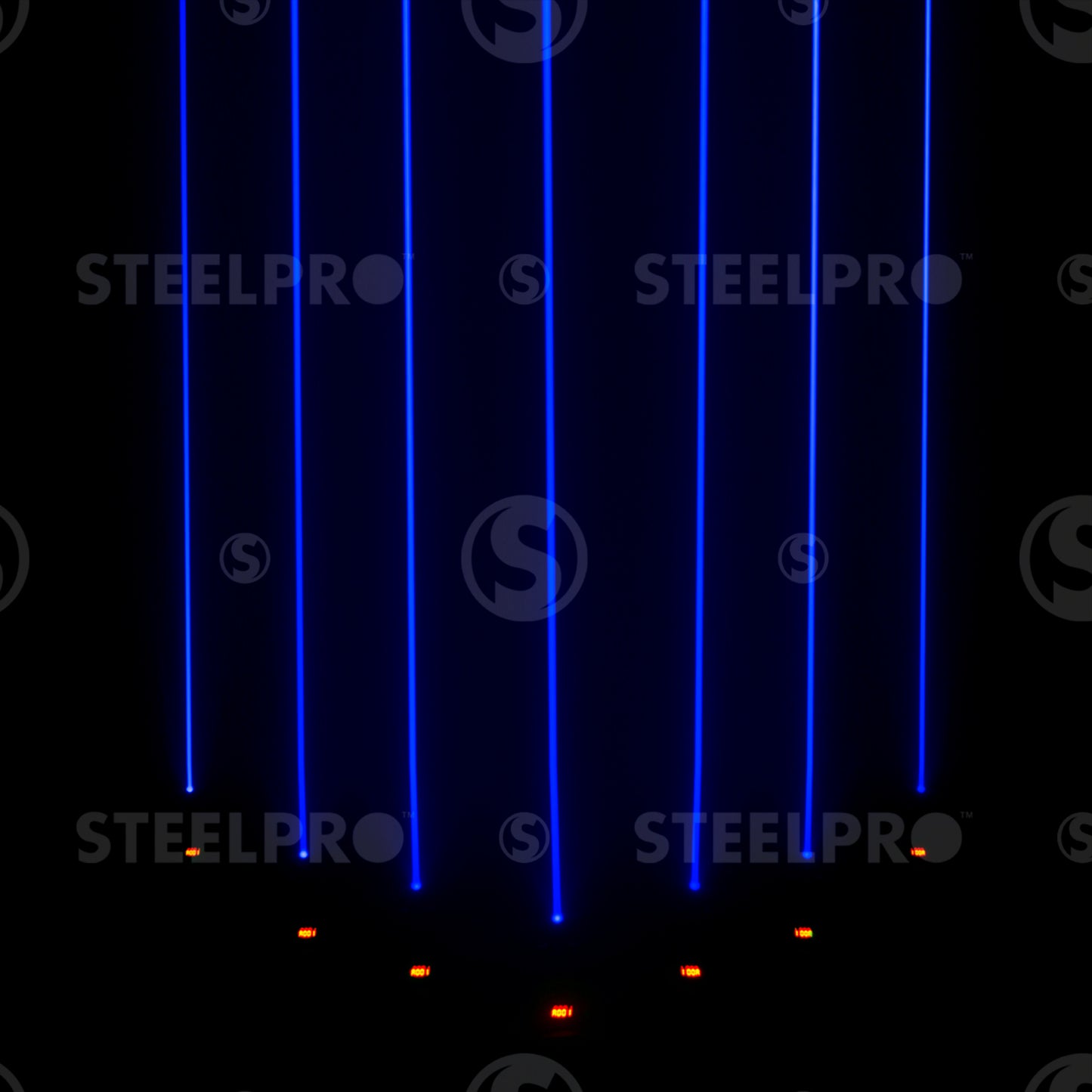 Láser Azul Motorizado DMX de 80mw