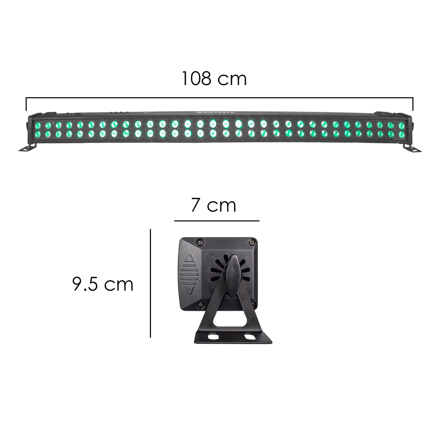 Barra De 64 LEDs por 2W Full Color, 3 En 1