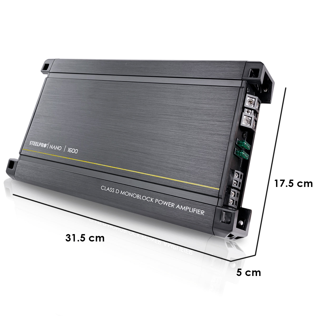 Amplificador Clase D Para Auto de 1600 Watts Mono Block NANO