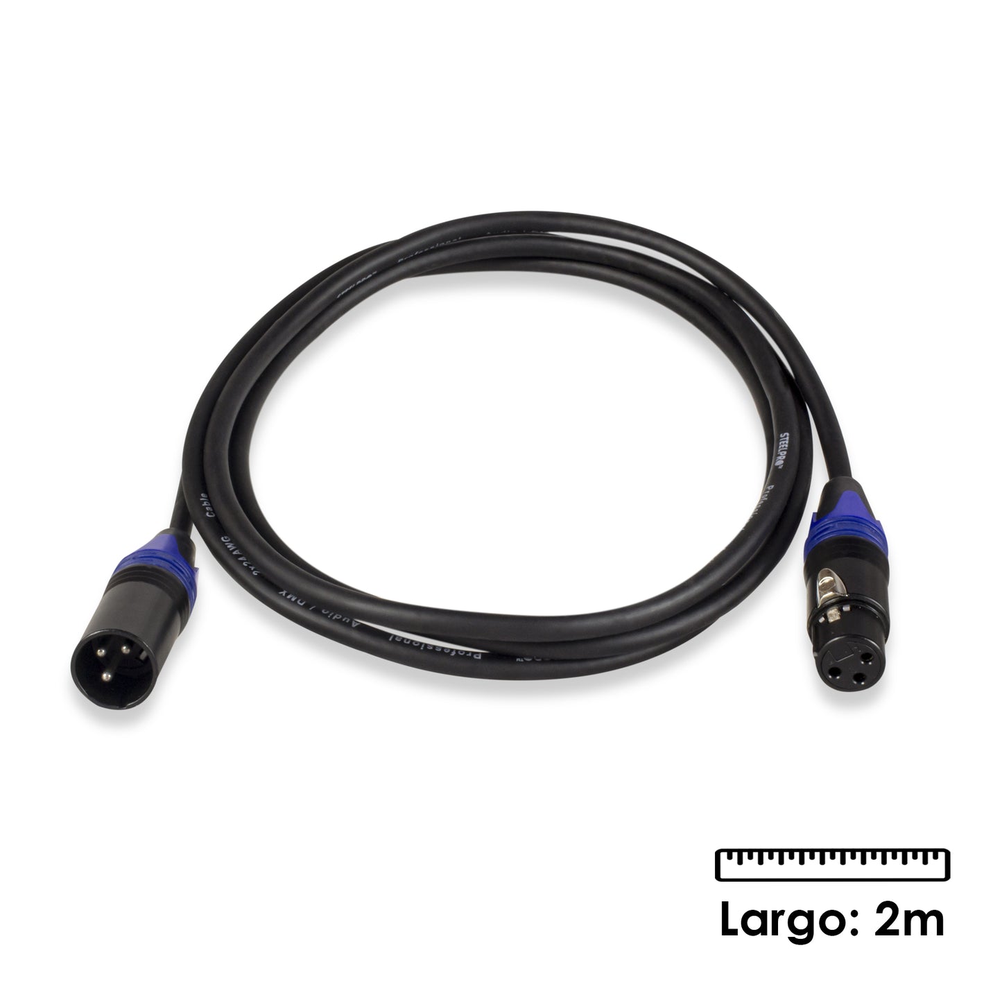 Cable XLR de 2 Metros