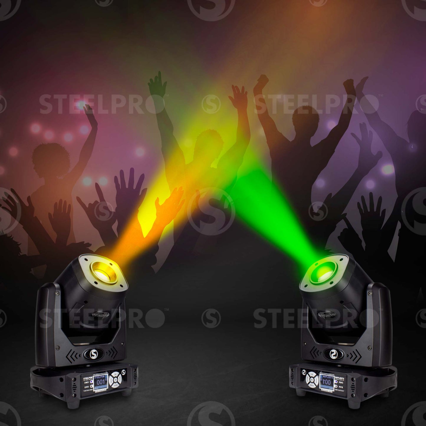 Cabezas Moviles Con Case 120W con Prisma y Gobo Rotatorio