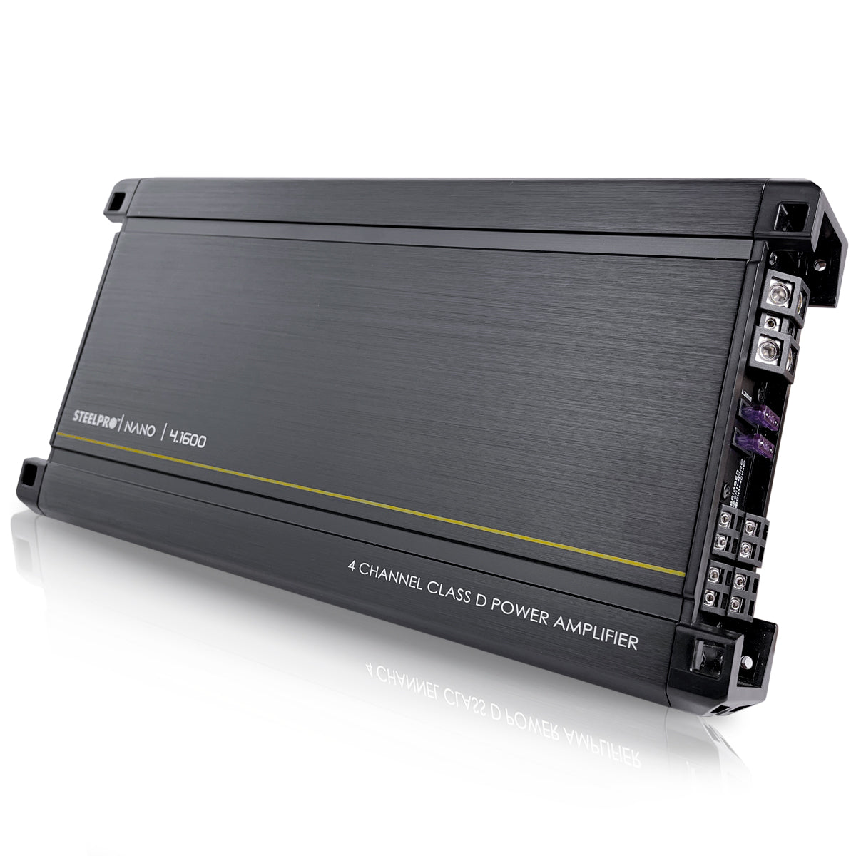 Amplificador Clase D de 4 Canales Para Auto de 1600 Watts NANO