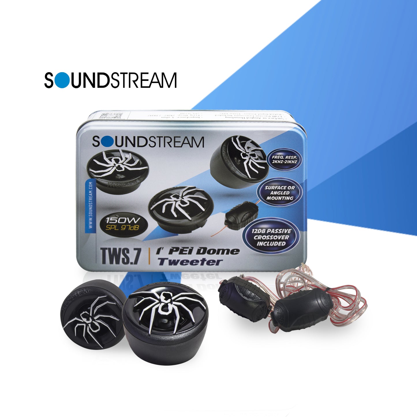 Tweeters Soundstream Con Crossover