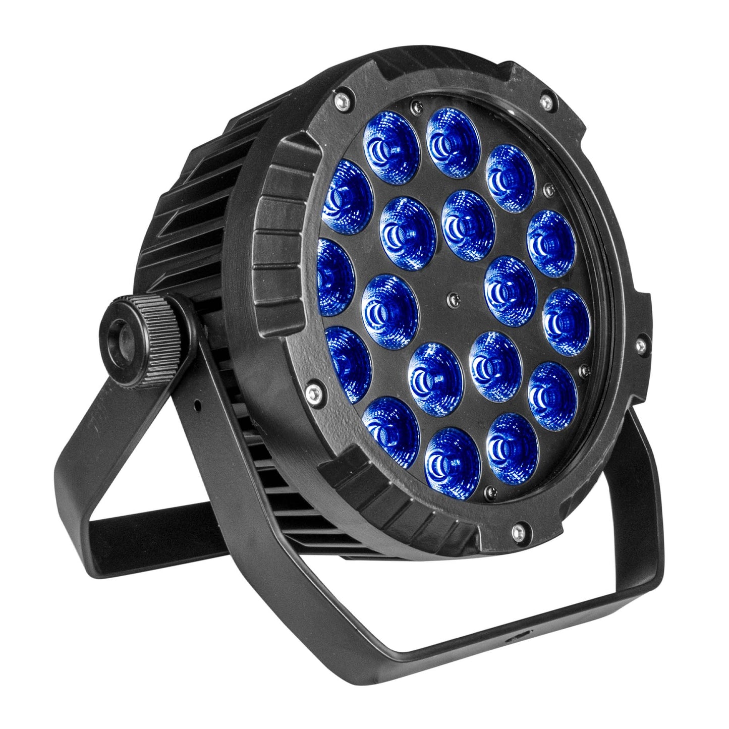 Cañón Par LED Exterior 18 Watts RGBW+Ambar Protección Contra Agua IP65